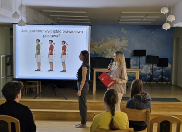 Wykład naszych fizjoterapeutek dziecięcych dla rodziców i uczniów Szkoły Muzycznej w Gdyni