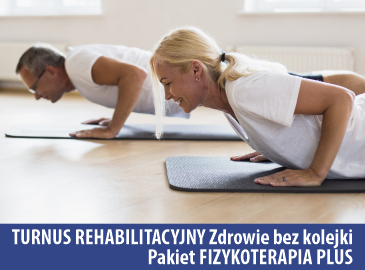 Pakiet FIZYKOTERAPIA PLUS - Turnus rehabilitacyjny Zdrowie Bez Kolejki